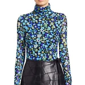 Ganni Mesh Turtleneck